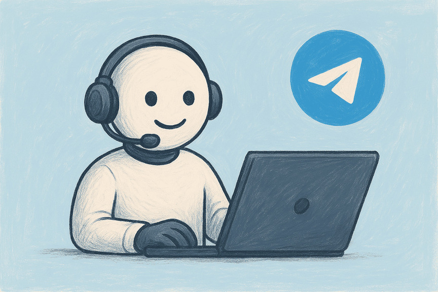 Как работает бот поддержки в Телеграм